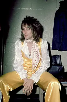 Oscarabolafia Archives Prints: Rod Stewart Backstage At Faces Concert