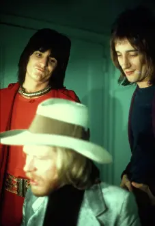 Rod Stewart, Ron Wood and Long John Baldry circa 1968