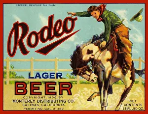 Beer Prints: Rodeo Lager Beer