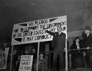 Pacifist Prints: Roger Baldwin at Antiwar Rally
