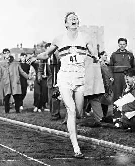 Tank Top Prints: Roger Bannister Breaking the Four Minute Mile