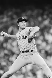 Roger Clemens in Pitching Position