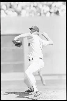 Roger Clemens Rearing Back to Pitch