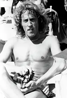 Roger Daltrey At A Sporting Event