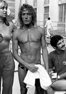 Roger Daltrey At A Sporting Event