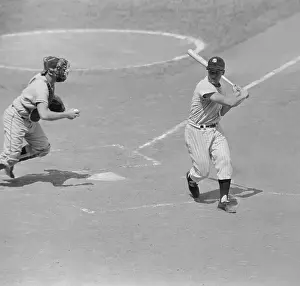 Roger Maris Getting Tagged Out