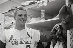 Roger Maris in His Looker Room