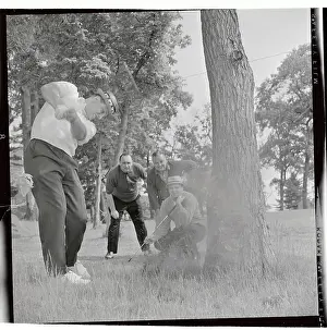 Roger Maris Playing Golf