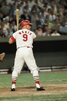 Roger Maris Preparing to Bat