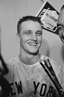 Roger Maris Smiling Over Victory