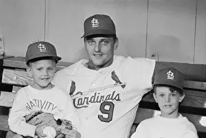 Roger Maris With His Two Sons