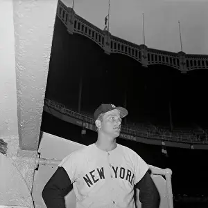 Roger Maris Waist-Up In Training Uniform