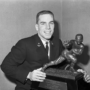 Roger Staubach W/Heisman Trophy