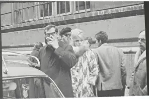 Roger Vadim and Jane Fonda Entering Automobile