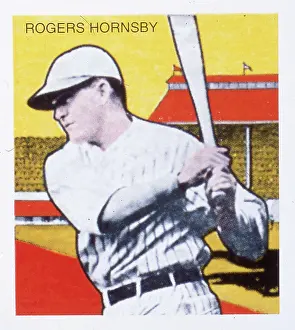 Arc0009101 Prints: Rogers Hornsby Baseball Card