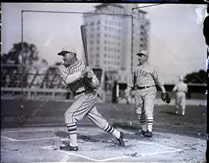 Sarasota Prints: Rogers Hornsby Batting @ Spring Training