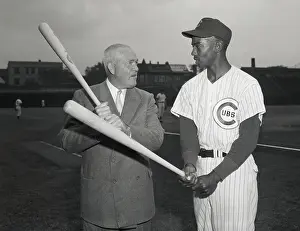 Shortstop Prints: Rogers Hornsby and Ernie Banks