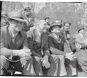 Hot Springs Prints: Rogers Hornsby and Harry Kelly Sitting Together at Baseball School