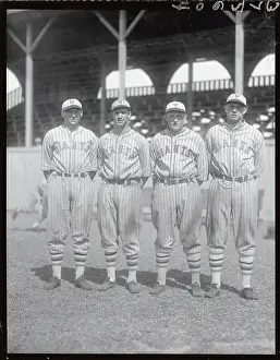 Sarasota Prints: Rogers Hornsby with Other NY Giants Infielders
