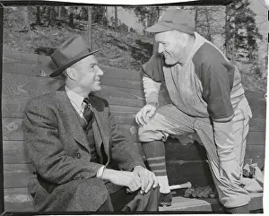 Hot Springs Prints: Rogers Hornsby and Pie Traynor Examining Talking Together