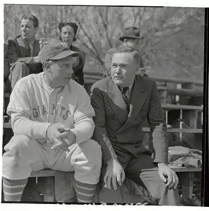 Hot Springs Prints: Rogers Hornsby Sitting with Bill Terry