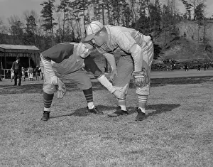 Hot Springs Prints: Rogers Hornsby Talking with Bill McGee on The Field