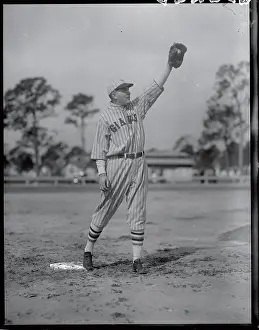 Rogers Hornsby Wearing NY Giants Uniform