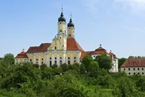 Images Dated 22nd May 2014: Roggenburg Abbey, Premonstratensian canonry, Roggenburg, Bavarian Swabia, Bavaria, Germany