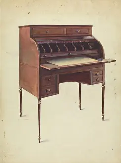 Heritage Art Prints: Roll-Top Desk