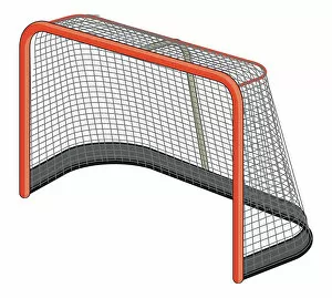 Images Dated 3rd April 2008: Roller hockey goal
