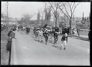 Roller Skaters in Action