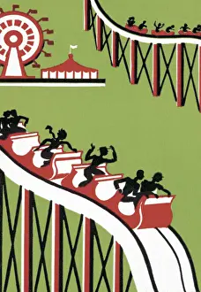 Music Festival Prints: Rollercoaster