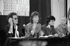 Framed Print : Rolling Stones Announce Voodoo Lounge Tour