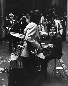 Rolling Stones Prepare To Go On Stage In NY