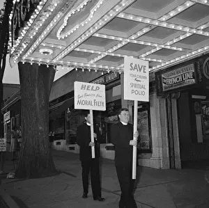 Roman Catholic Priests Picketing