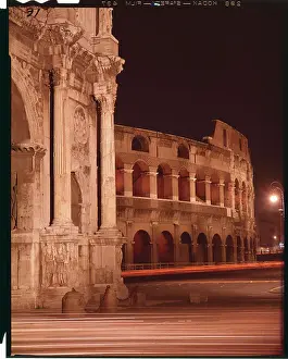 Disrepair Prints: Roman Colosseum and Arch of Constantine