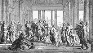Roman Court Scene