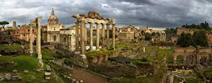 Colosseum, the famous Roman amphitheater Collection: Roman Forum