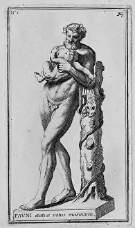 Fairy Tales Prints: The Roman god Faun, Faunus, a forest spirit