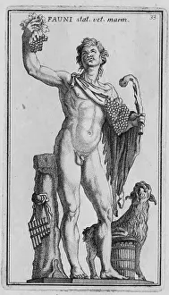 Fairy Tales Prints: The Roman god Faun, Faunus, a forest spirit