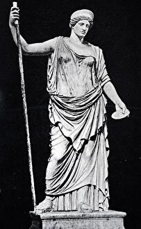 Images Dated 13th November 2018: Roman Goddess Juno Statue