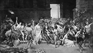 Roman Orgy; Painting