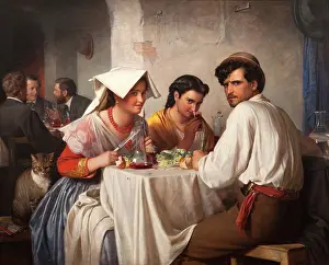Art Gallery Prints: In A Roman Osteria