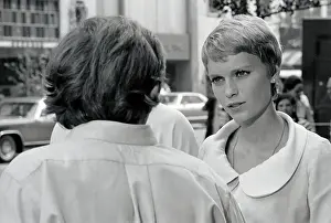 Roman Polanski Talking with Mia Farrow