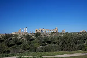 Volubilis Prints: Roman Ruins, Meknes, Morocco
