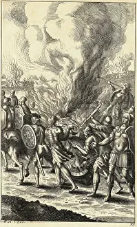 Virgil Prints: Roman War Scene from The Aneneid