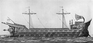 Images Dated 25th March 2010: Roman Warship