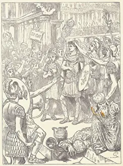 Admiration Prints: Romans Proclaiming Their Leader