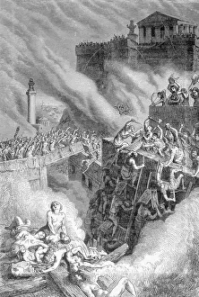 Carthage Prints: Romans Storming Citadel