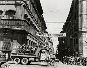 Huty32306 Prints: Rome Welcomes Liberators